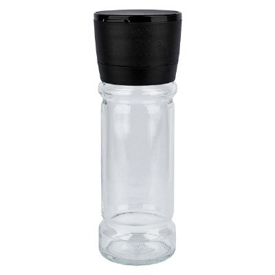 Bild Salz-/Gewürzglas 100ml mit Mühle Vario schwarz