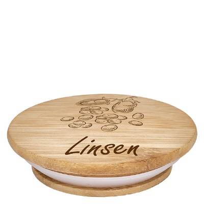 Bild Holzdeckel "Linsen" für WECK RR100