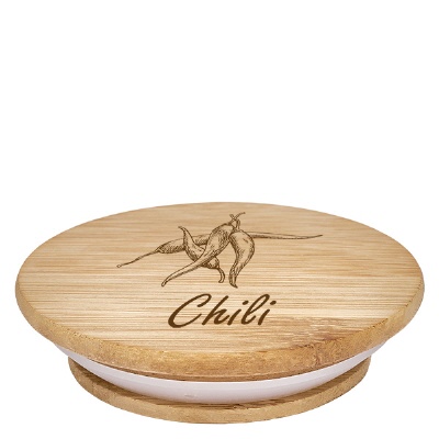 Bild Holzdeckel "Chili" für WECK RR60