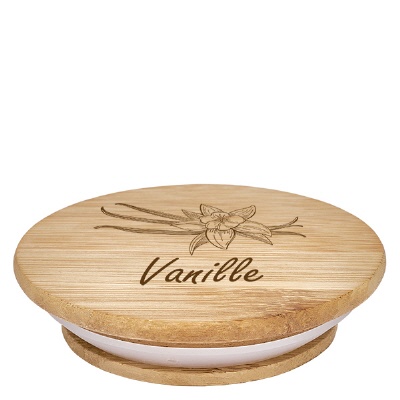 Bild Holzdeckel "Vanille" für WECK RR60