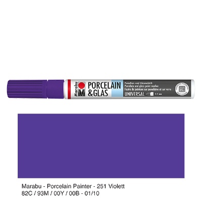 Bild Malstift Violett 1-2mm für Glas/Porzellan