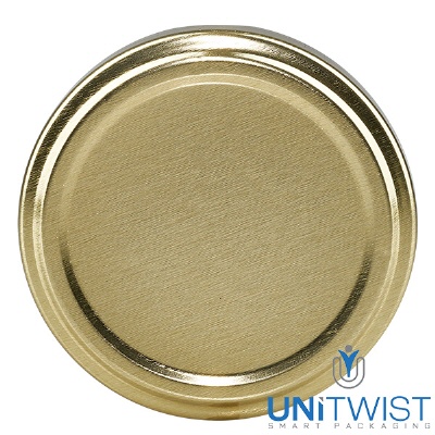 Bild 63mm BasicSeal Deckel gold (TO63) UNiTWIST